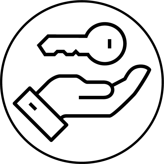 Car valuation icon with a clipboard and dollar sign, indicating vehicle pricing.