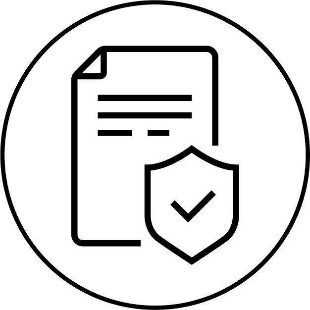 Car valuation icon with a clipboard and dollar sign, indicating vehicle pricing.