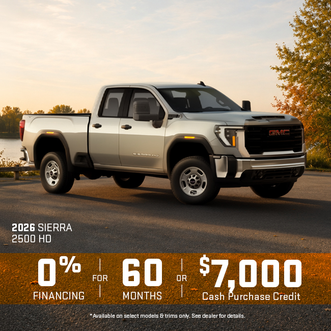 2026 Sierra 2500 HD
